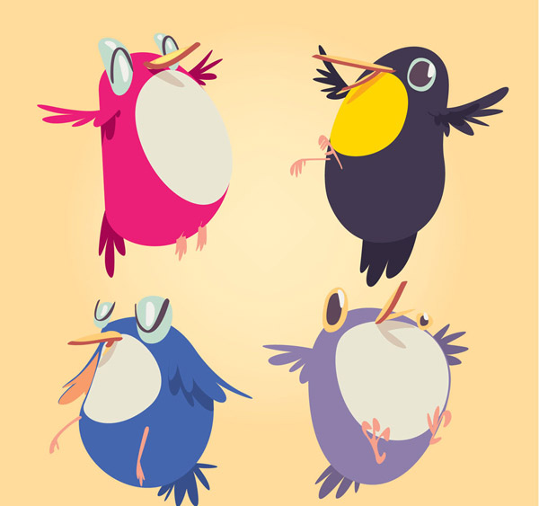 動(dòng)漫鳥(niǎo)圖片——彩虹之巔的夢(mèng)幻飛翔世界