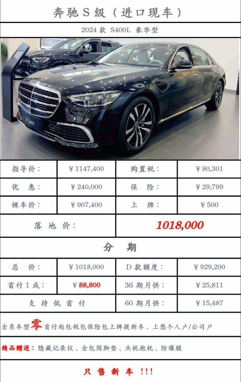S300L奔馳最新報(bào)價(jià)深度解析及購車指南