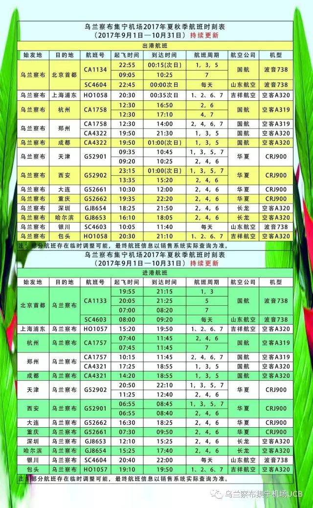烏蘭察布航班最新時間，草原與世界的橋梁，飛翔的翅膀啟程時刻